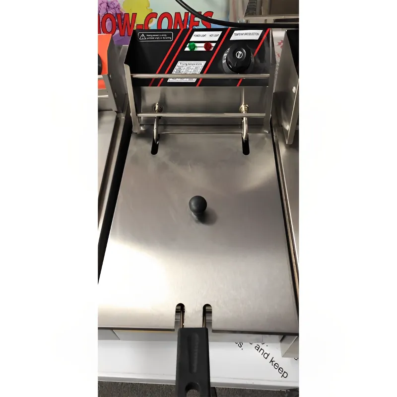 Commercial 4L Electric Deep Fryer 2000W, SS Body